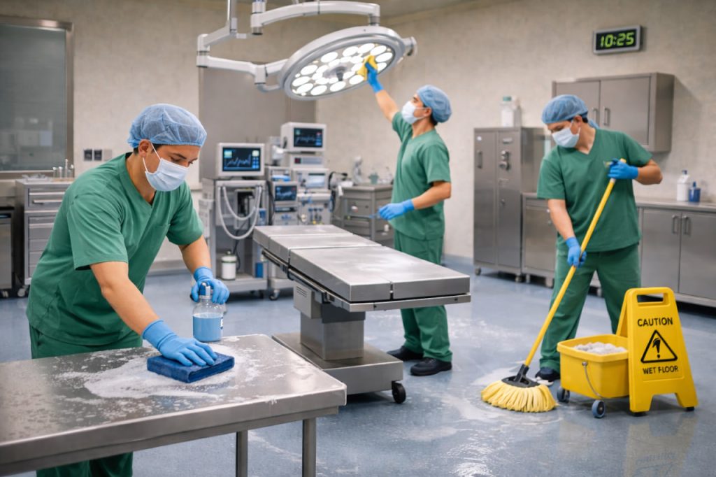 Генеральная уборка операционной